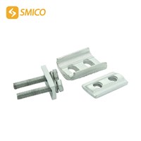 Parallel groove clamp for aluminium based conductors