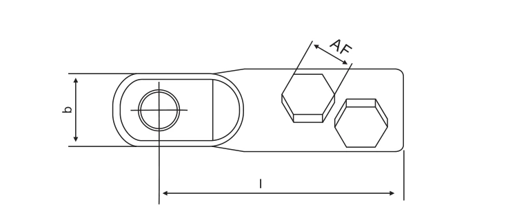 AMO Aluminum Shear Bolt Connector Mechanical Cable Lug