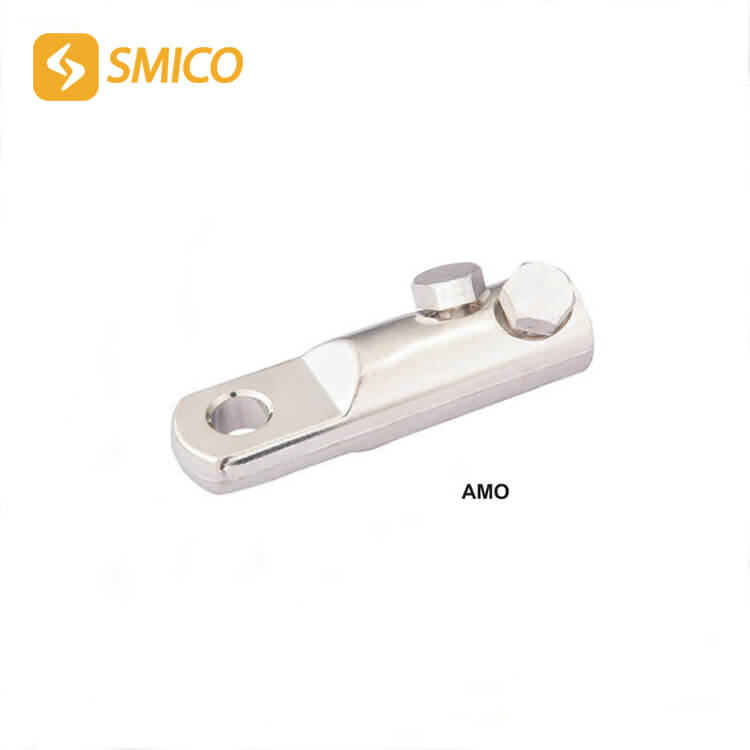Cosse de câble mécanique de connecteur de boulon de cisaillement en aluminium AMO