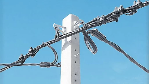 Suspension clamps for self-supporting LV-ABC lines