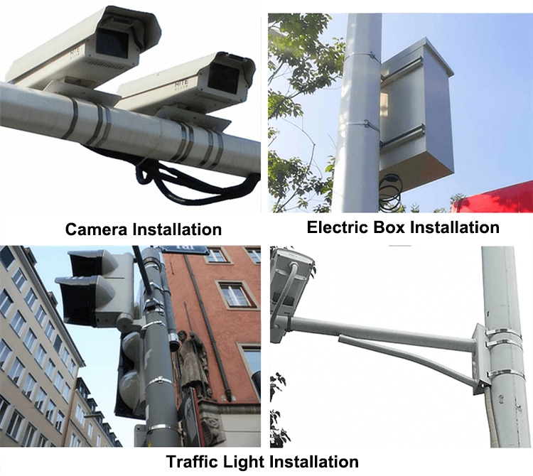 Stainless Steel straps and protection devices for LV-ABC lines