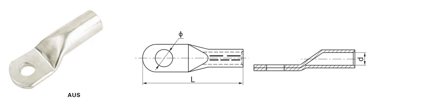 AUS Connecting Terminals Crimping Cable Lug