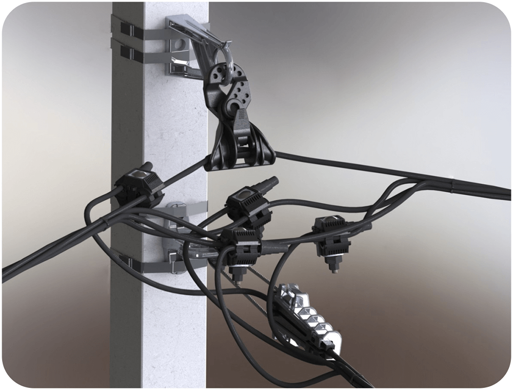 Waterproof insulation piercing connectors test voltage 6 kV in water