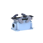 H10B Capot et boîtier à connecteur robuste Montage en surface à entrée latérale du capot