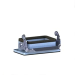 H10B Capuchas y carcasas de metal de montaje en mamparo Conector de cable de alta resistencia