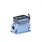 Carcasa de montaje en superficie SO-H10B-SGH-1L / S-M32 para entrada lateral para conector multipolo industrial