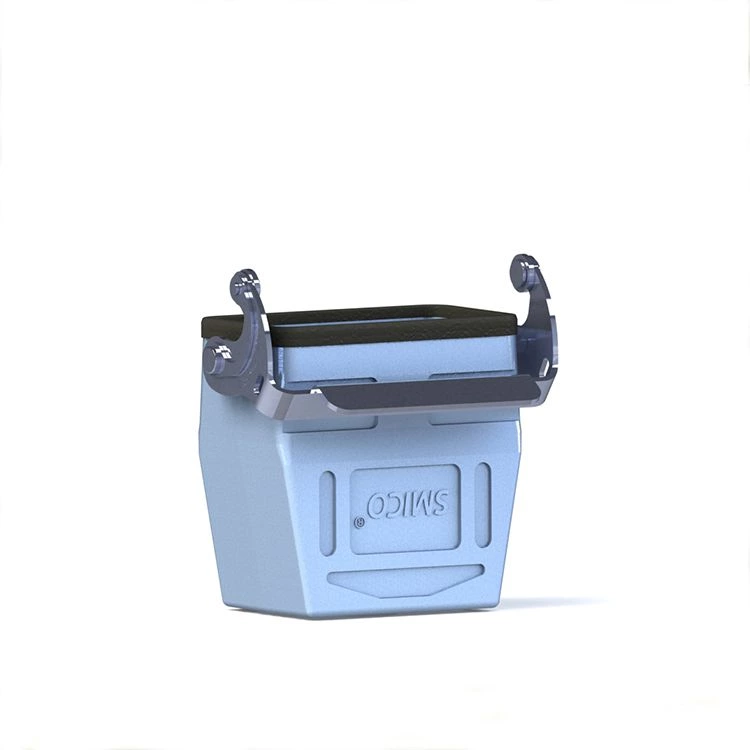 H10B Capucha y carcasa Conector de servicio pesado Entrada lateral de la cubierta Entrada superior