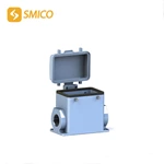 Surface mounted housings side entry with thermo-plastic cover