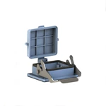 Boîtiers montés sur cloison Han 32B avec couvercle thermoplastique