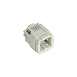 Conector resistente de 3 pines igual que el enchufe Harting Han 3A para canal caliente