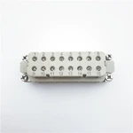 16P macho 16 amperios 240v conectores de alimentación resistentes conector rectangular de 16 pines