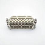 16P macho 16 amperios 240v conectores de alimentación resistentes conector rectangular de 16 pines