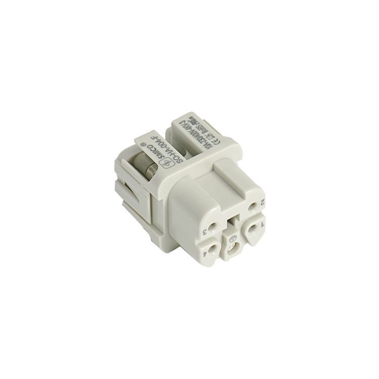 Screw Heavy Duty 4 Pin Connectors Male and Female Connectors Square connector 10A connector
