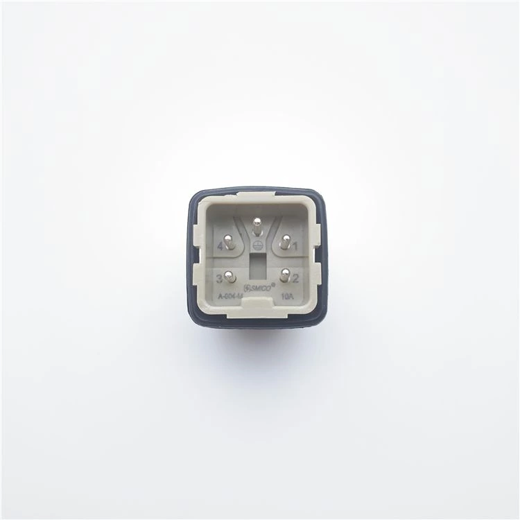 Screw Heavy Duty 4 Pin Connectors Male and Female Connectors Square connector 10A connector