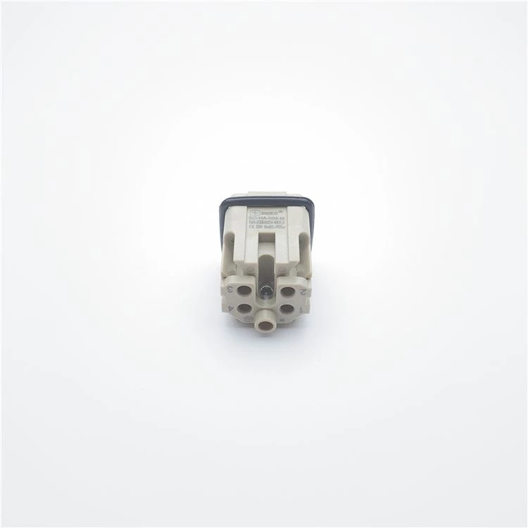 Screw Heavy Duty 4 Pin Connectors Male and Female Connectors Square connector 10A connector