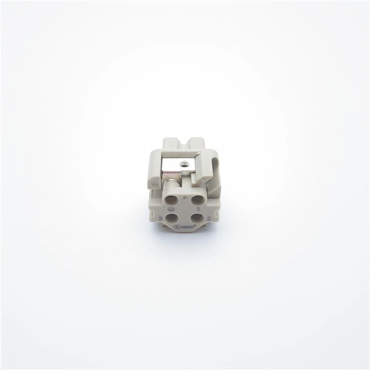 Conector resistente de 3 pines igual que el enchufe Harting Han 3A
