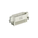 Conector de clavija múltiple resistente de 25 polos 10A 250V con inserto de crimpado