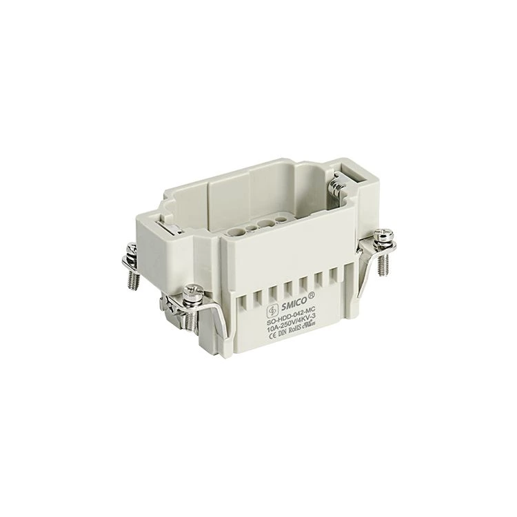 HARTING HAN Connecteur multi-broches résistant à 42 broches avec polycarbonate Sabic 3412 ECR