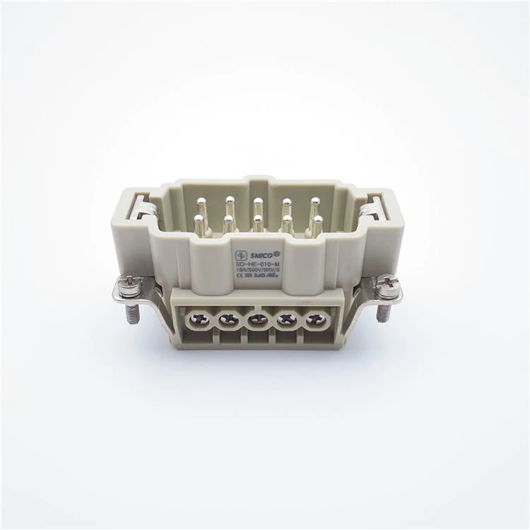 16A 10 Pin Rectangular Connector Replace Harting Han E 10 Pos M Insert Screw