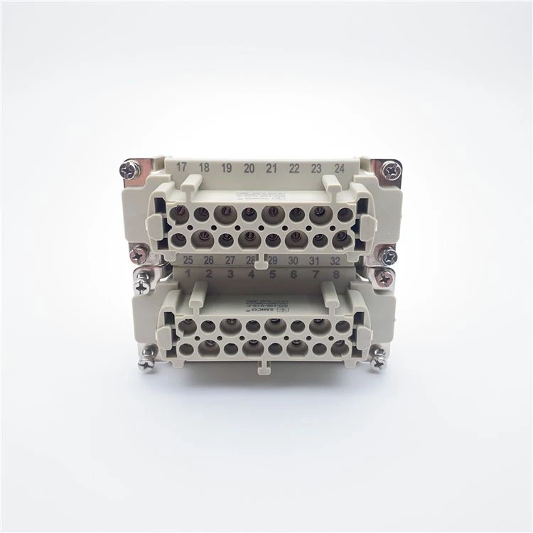 He 32B size 032 Pin female Connectors match with Han E 32 Sti S 32 Pin Cable Connector