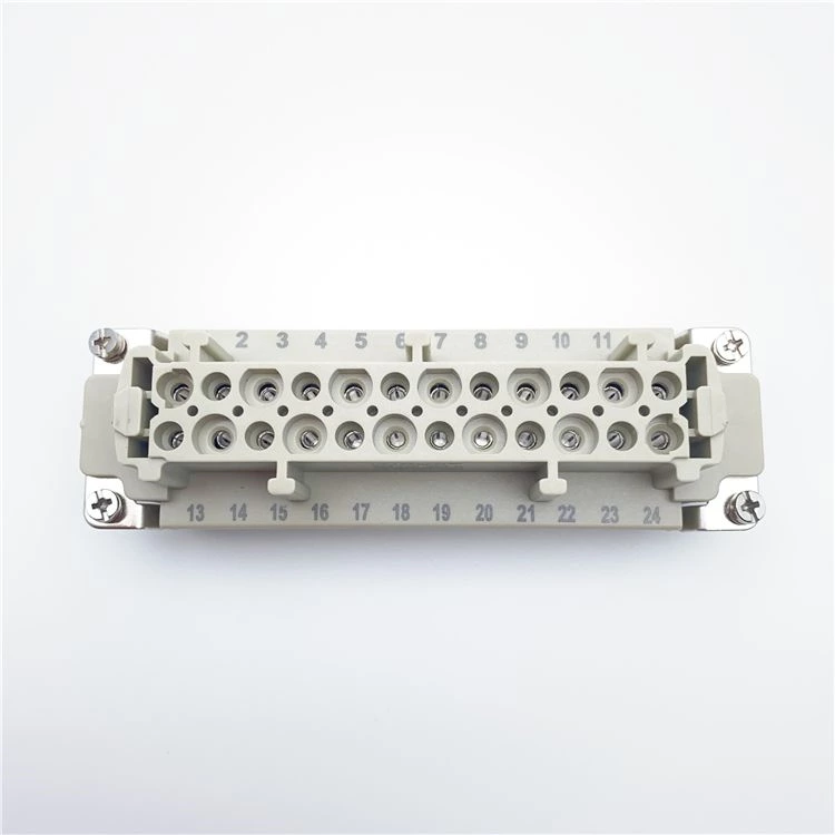 24 Pin Heavy Duty Multi Pin Connectors Female Insert Hot Runner Connector