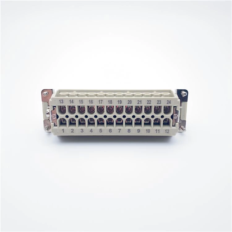 24 Pin Heavy Duty Multi Pin Connectors Female Insert Hot Runner Connector