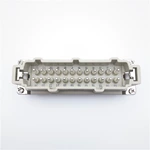 HE mâle 24 pôles connecteurs rectangulaires robustes Connetor de contrôleur de température