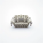 Terminal femenino del conector resistente del vehículo militar del Pin de 16A 500V 10