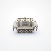 16A 500V 10 Pin Military Vehicle Heavy Duty Connector Female Terminal