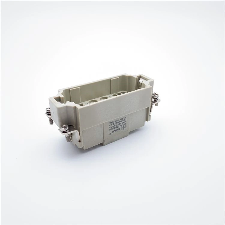 6 plus 36 Pin Heavy Duty Wire Connector SO-HK-006/36-MC 40A/10A With Crimp Terminal Inserts 09380423001