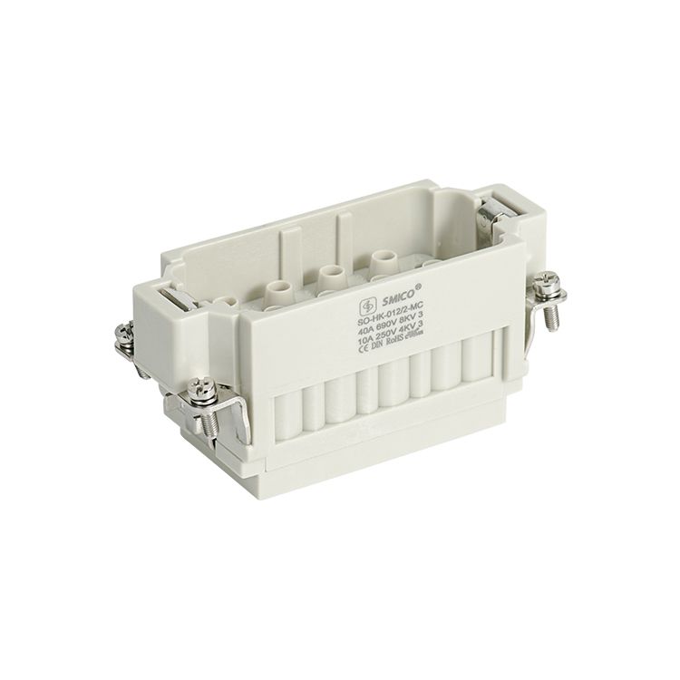 6 plus le connecteur 40A / 10A de fil résistant de 36 bornes avec des insertions terminales de sertissage