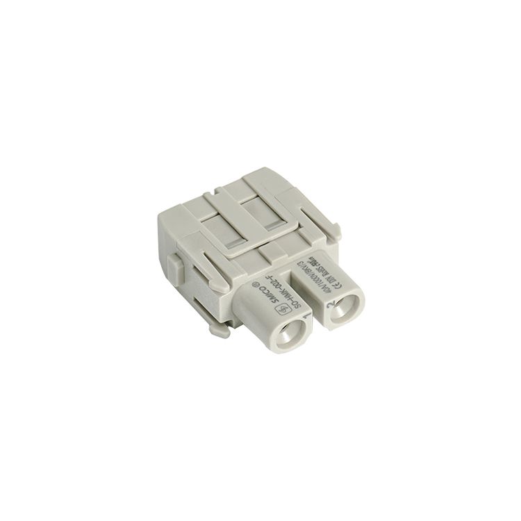 Conectores HDC Modular 2 Pin 40A con contactos plateados