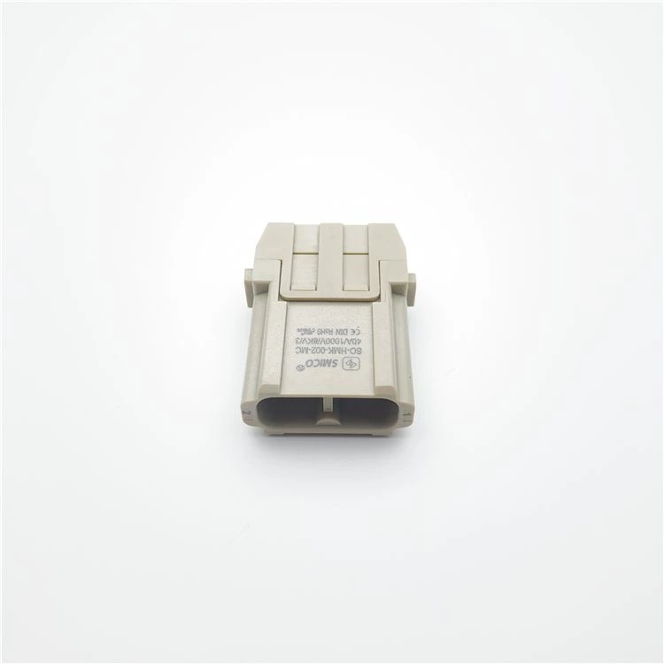 Connecteurs modulaires à 2 broches 40A HDC avec contacts plaqués argent