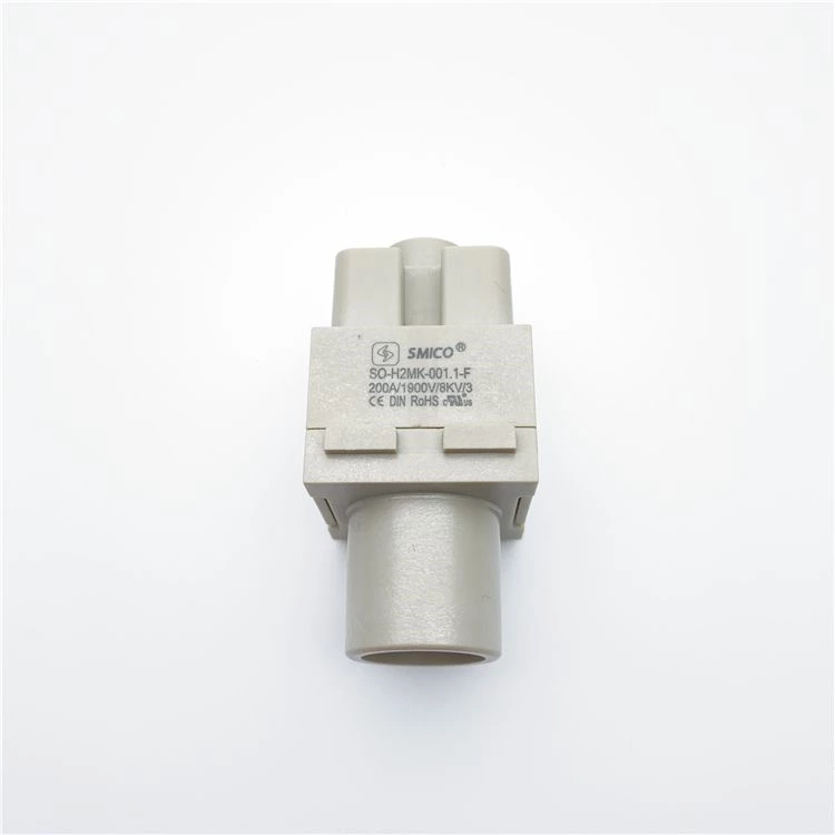 H2MK-001 Connecteur robuste à 1 broches 200A, borne à vis axiale