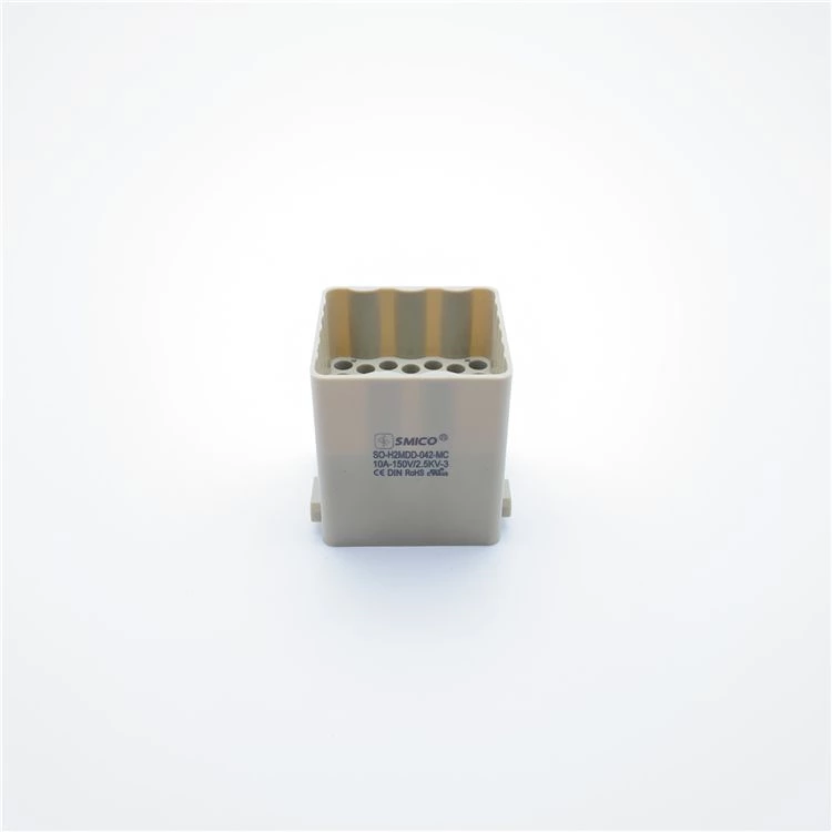 Han H2MDD Heavy Duty Electrical Connector High Contact Density 42 Pin