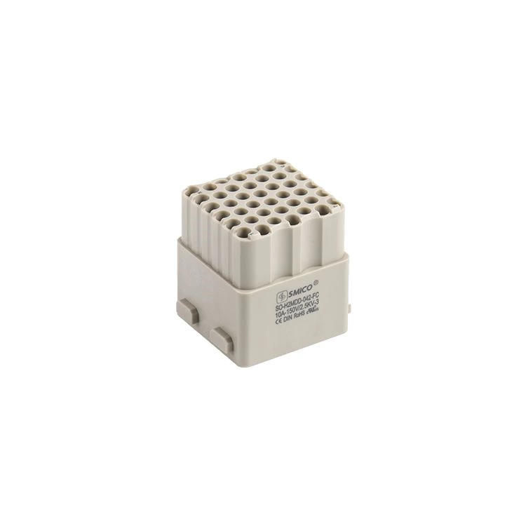 Han H2MDD Heavy Duty Electrical Connector High Contact Density 42 Pin