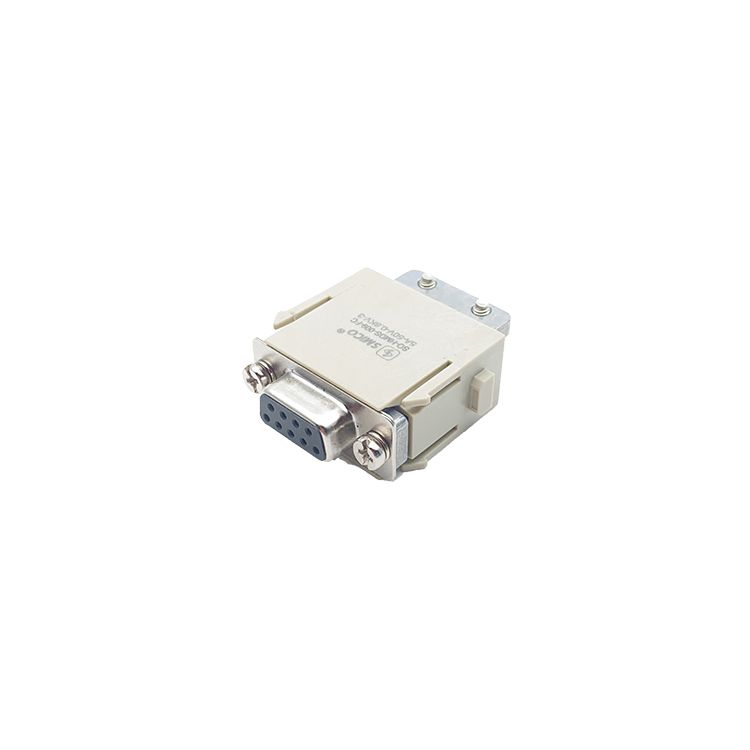 Electrical Harting Modular 9 Pin Connectors With Silver Plated Contacts