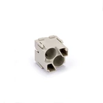HDC CM BUS MV2 2PIN Conector modular resistente H2M-002 con blindaje
