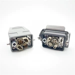 HDC CM BUS MV2 2PIN Conector modular resistente H2M-002 con blindaje