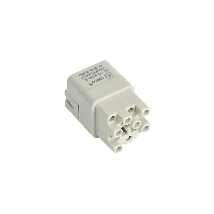 12 Pin Multipole Connectors Waterproof DIN Connector With Copper Alloy Crimp Contacts