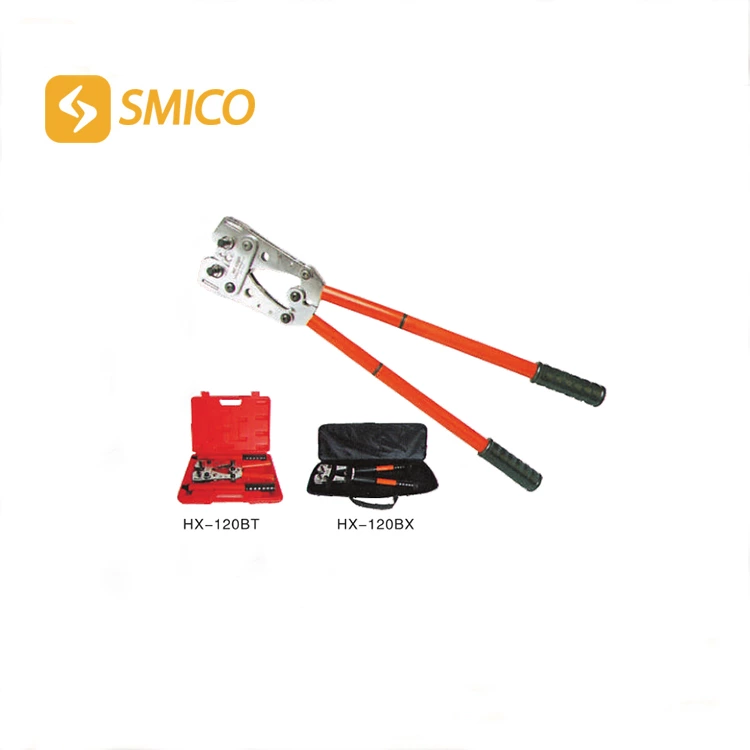 HX-120B/120BT/120BX Heavy duty hexagon crimping pliers