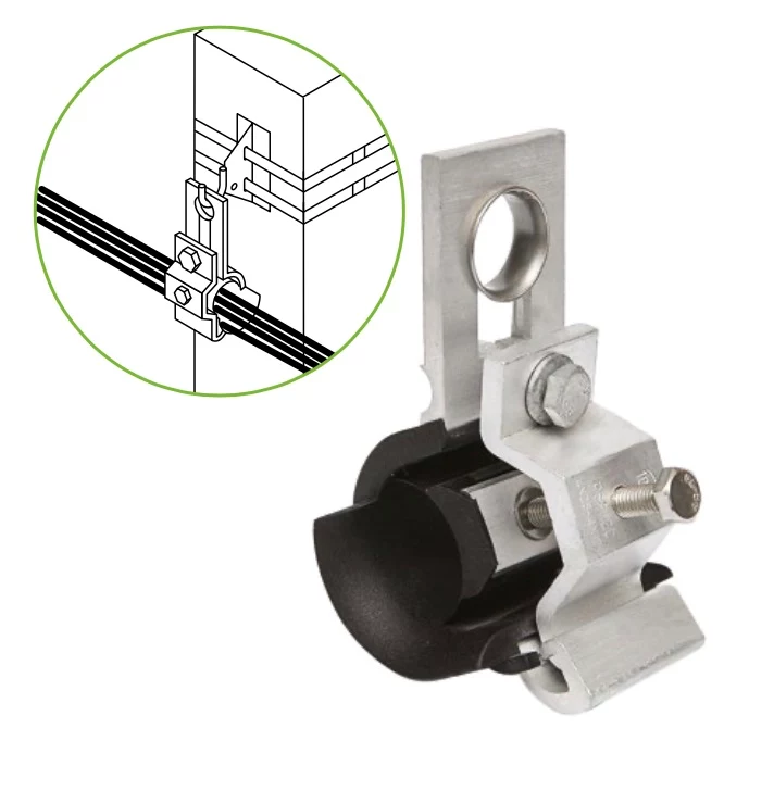 ABC cable line installation of self suspension supporting