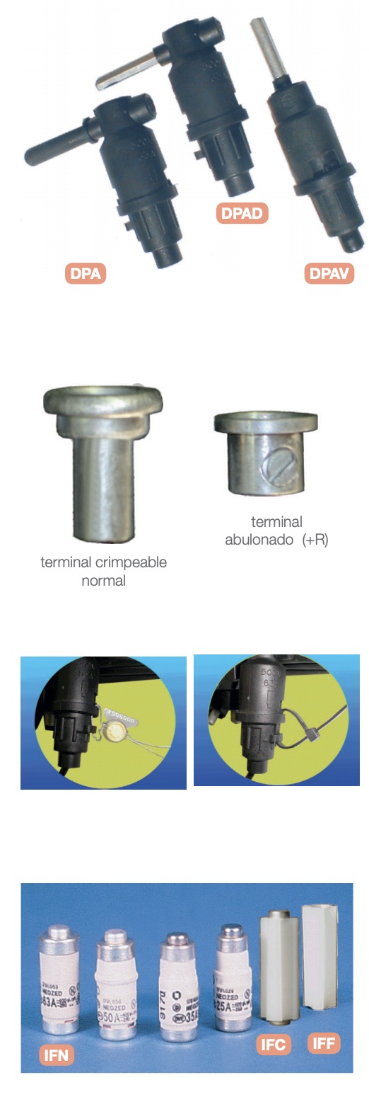 Low voltage Insulation piercing connector Aerial Fuse Holder