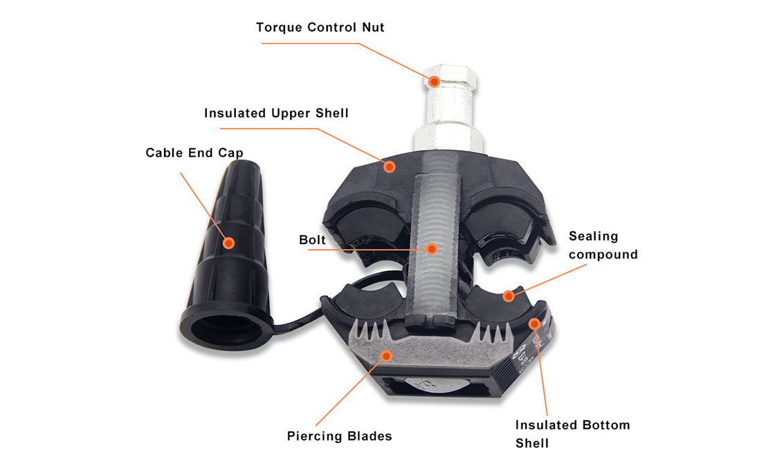 6KV under water Watertight barbed connectors