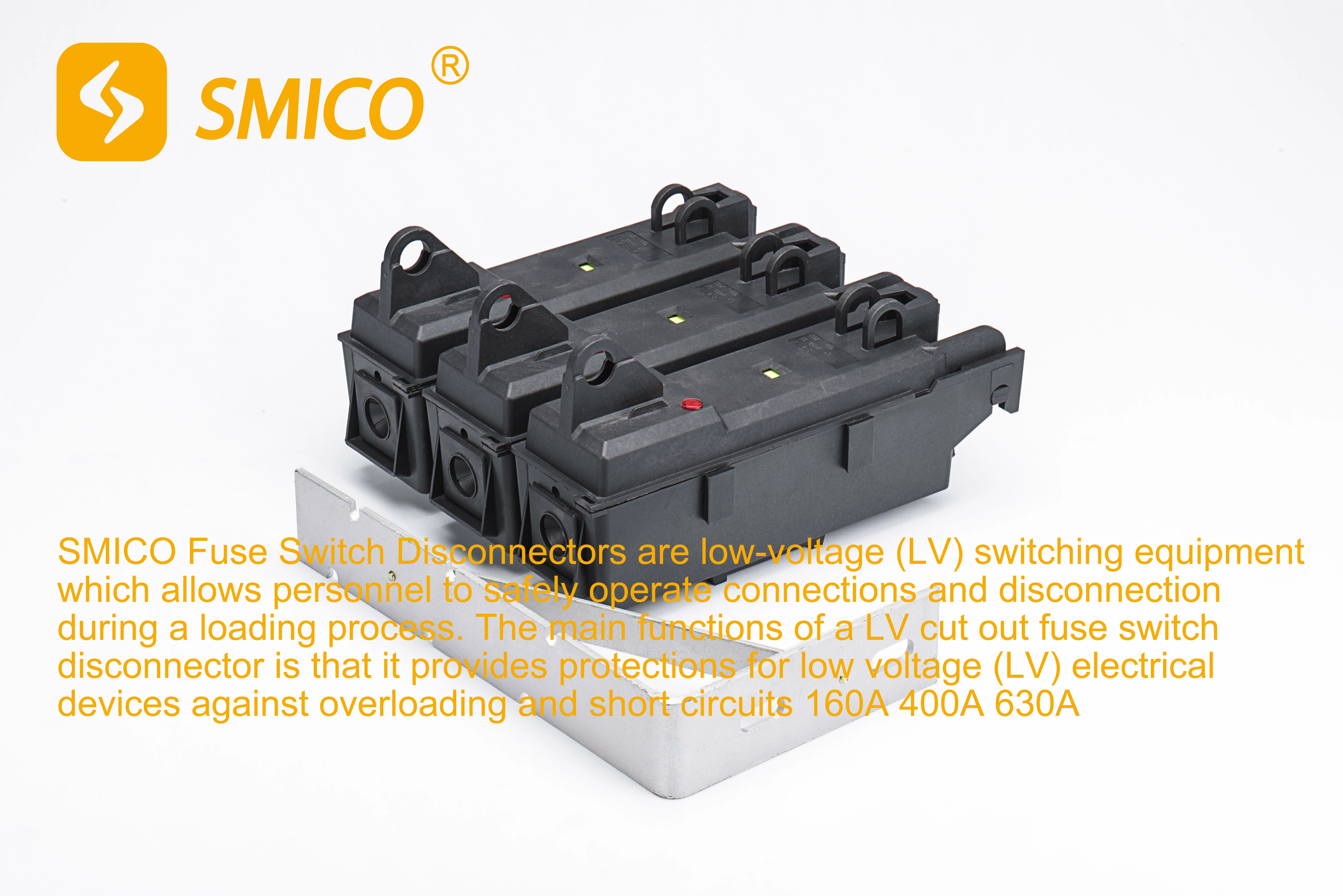 Pole fuse switch disconnector for NT00 NT1 NT2 NT3 fuse base