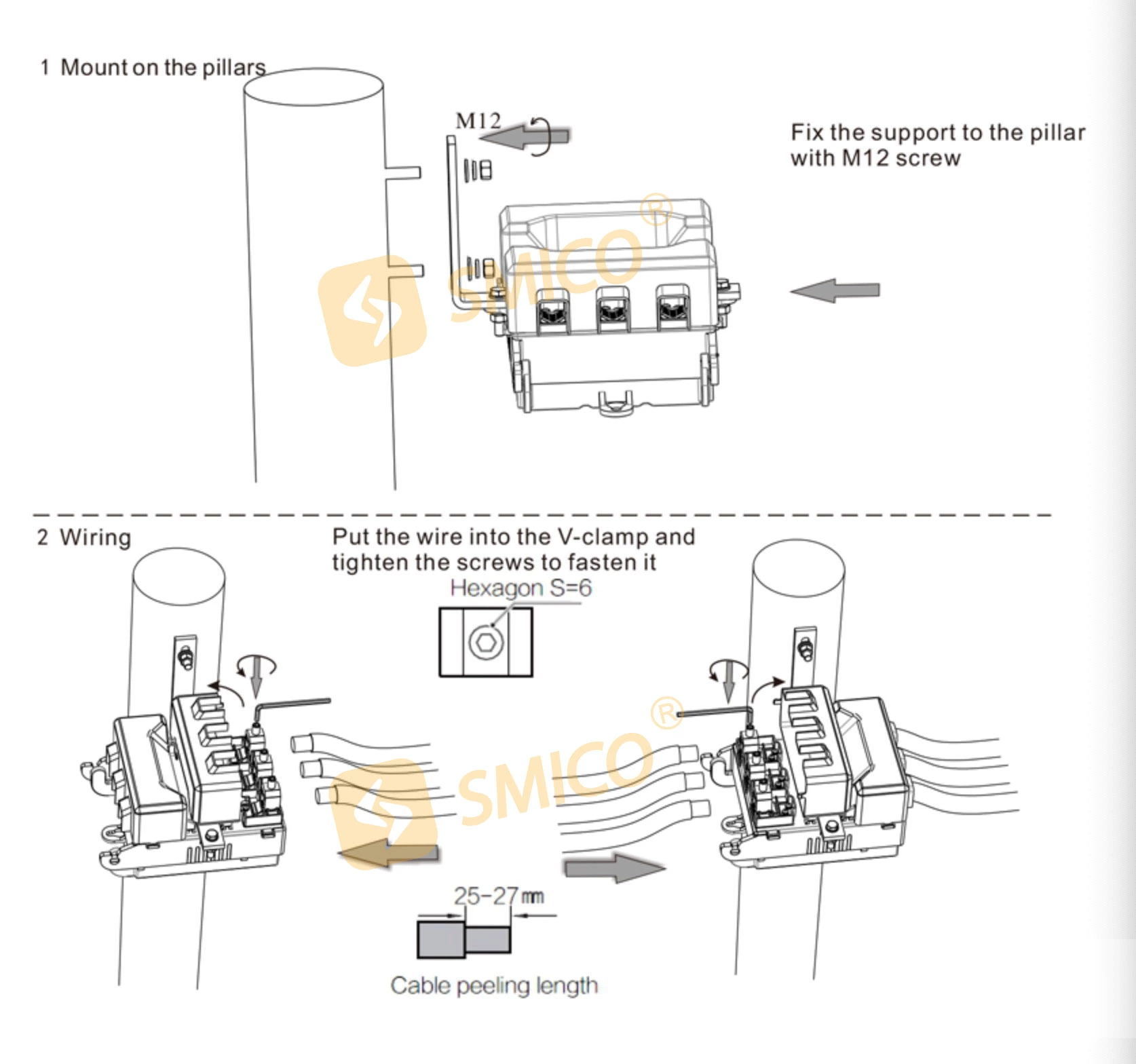 Outdoor pole mounted load fuse switch